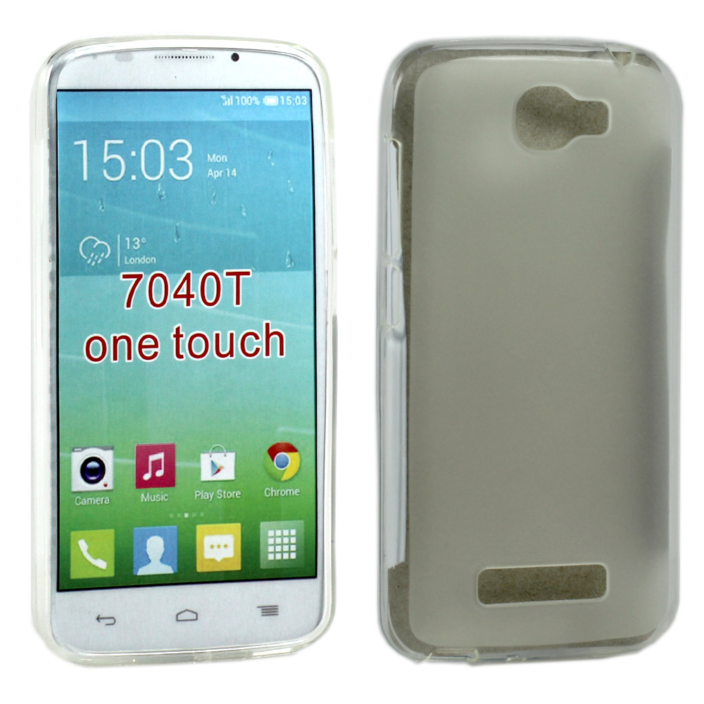 Alcatel ONE Touch Fierce 2 7040T Soft TPU Gel Case (Clear)